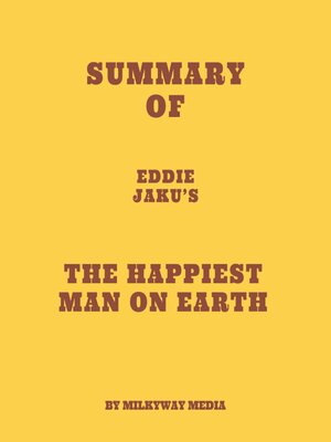 cover image of Summary of Eddie Jaku's the Happiest Man on Earth
